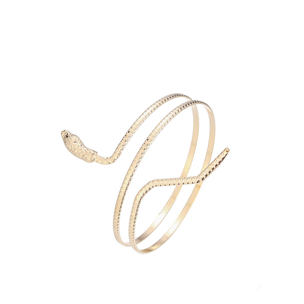 Personality Trend Double-layer Snake-shaped Armband Bracelet