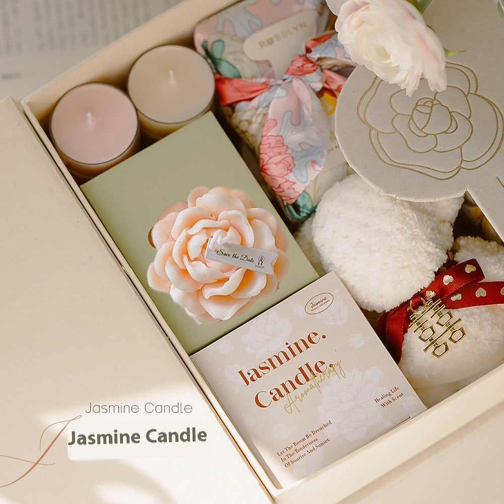 Flower Fragrance Hand Gift Aromatherapy Candle