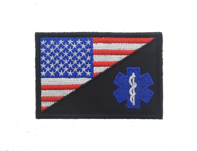 American Star of Life Embroidered Velcro Armband – Emergency Medical Patch