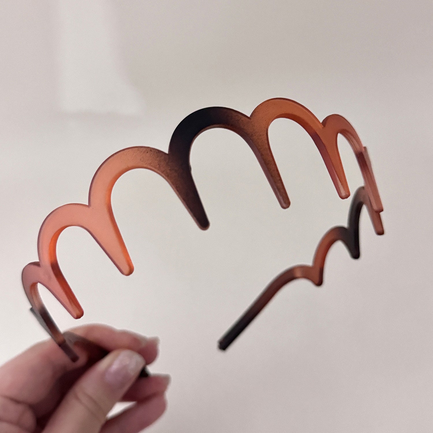 Headdress Wave Face Wash Toothed Non-slip Headband Unisex Hairpin Barrettes