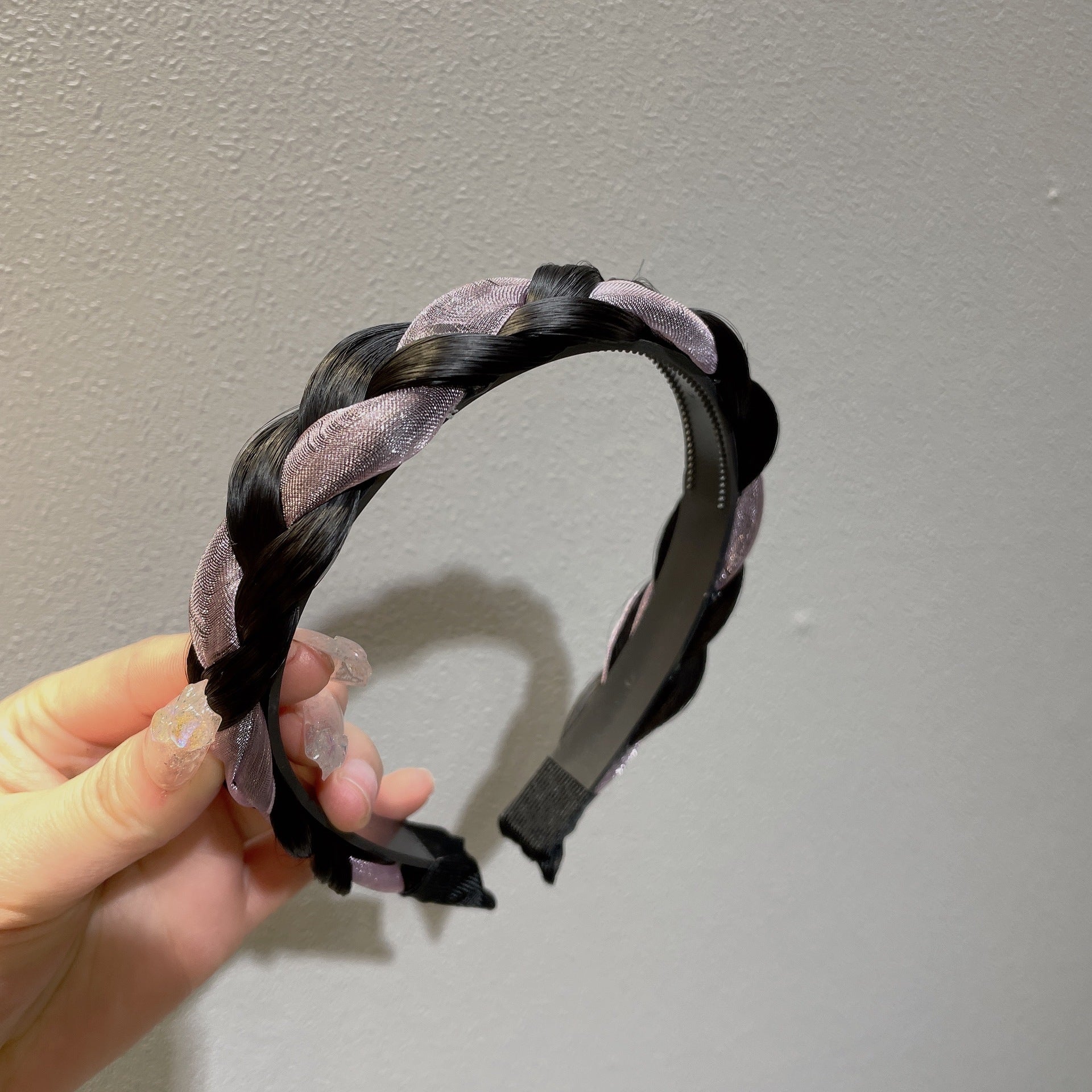 Fabric Wig Braid Headband Handmade Fishbone Hair Accessories