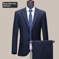 Navy Blue 2Buttons  set