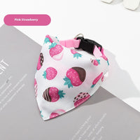 Pink Strawberry Saliva Towel
