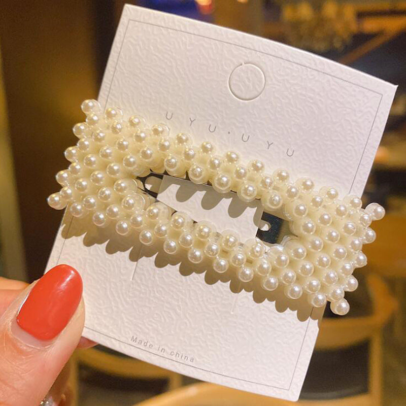 Internet Influencer Pearl Plastic Hairpin