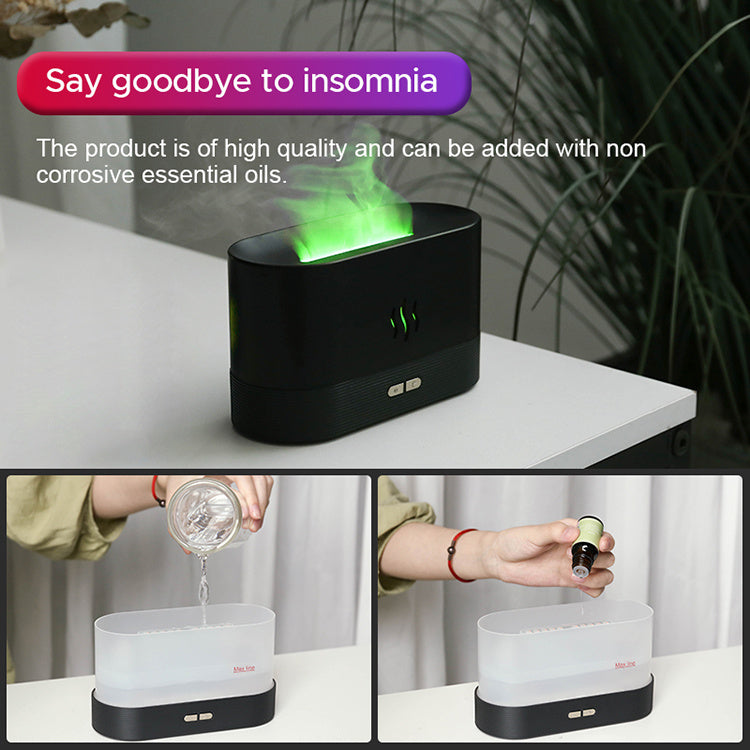 Compact USB Ultrasonic Colorful RGB Essential Oil Aroma Diffuser Humidifier