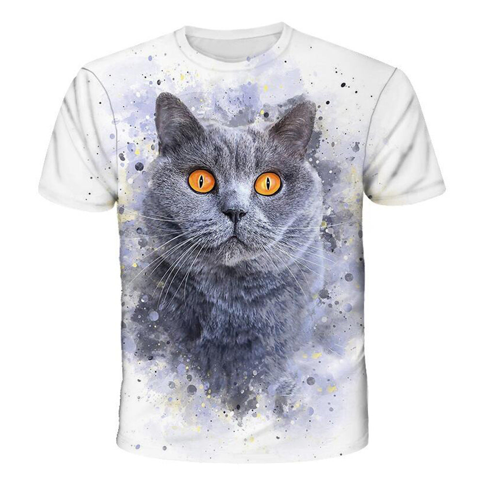 Men's Squirrel T-shirt 3D Printed Animal Print T-shirt
