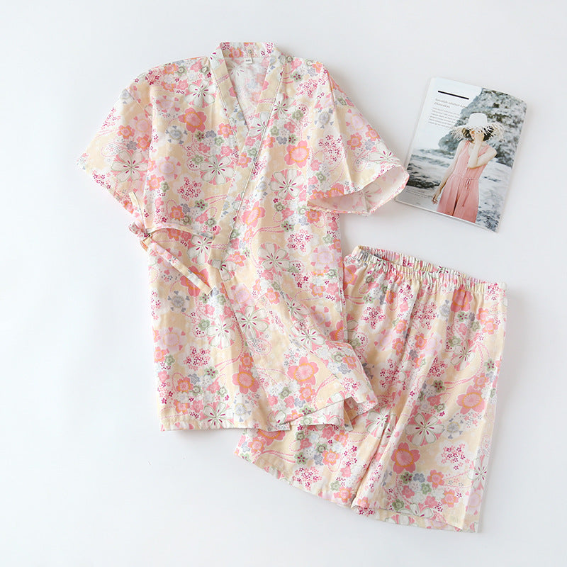 Women's Fashion Cotton Loungewear Two-piece Suit