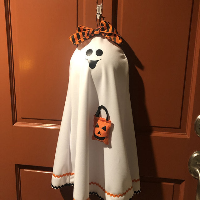 Halloween Ghost Door Wreath House Decoration