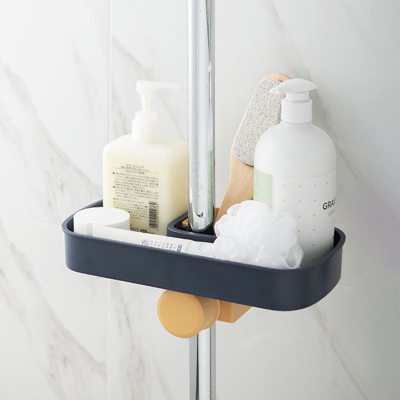 Adjustable Sink Shelf & Drain Rack – Soap, Sponge, Faucet Holder for Kitchen & Bathroom