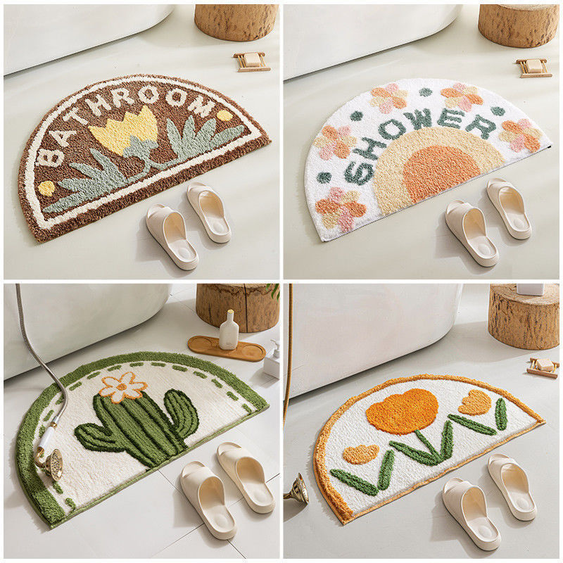 Simple Absorbent Floor Mats – Kitchen & Bathroom Use