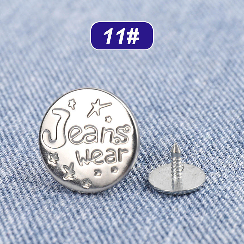 Adjustable Jeans Buttons – No-Sew Waist Adjustment Tool
