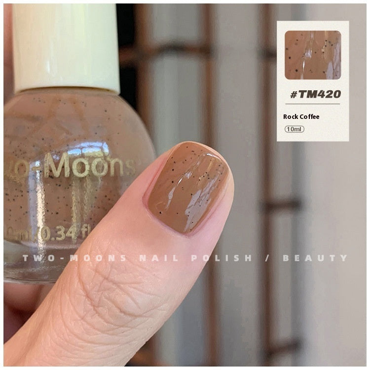 Pure Color Sequins Nail Polish Baking-free And Tear-free