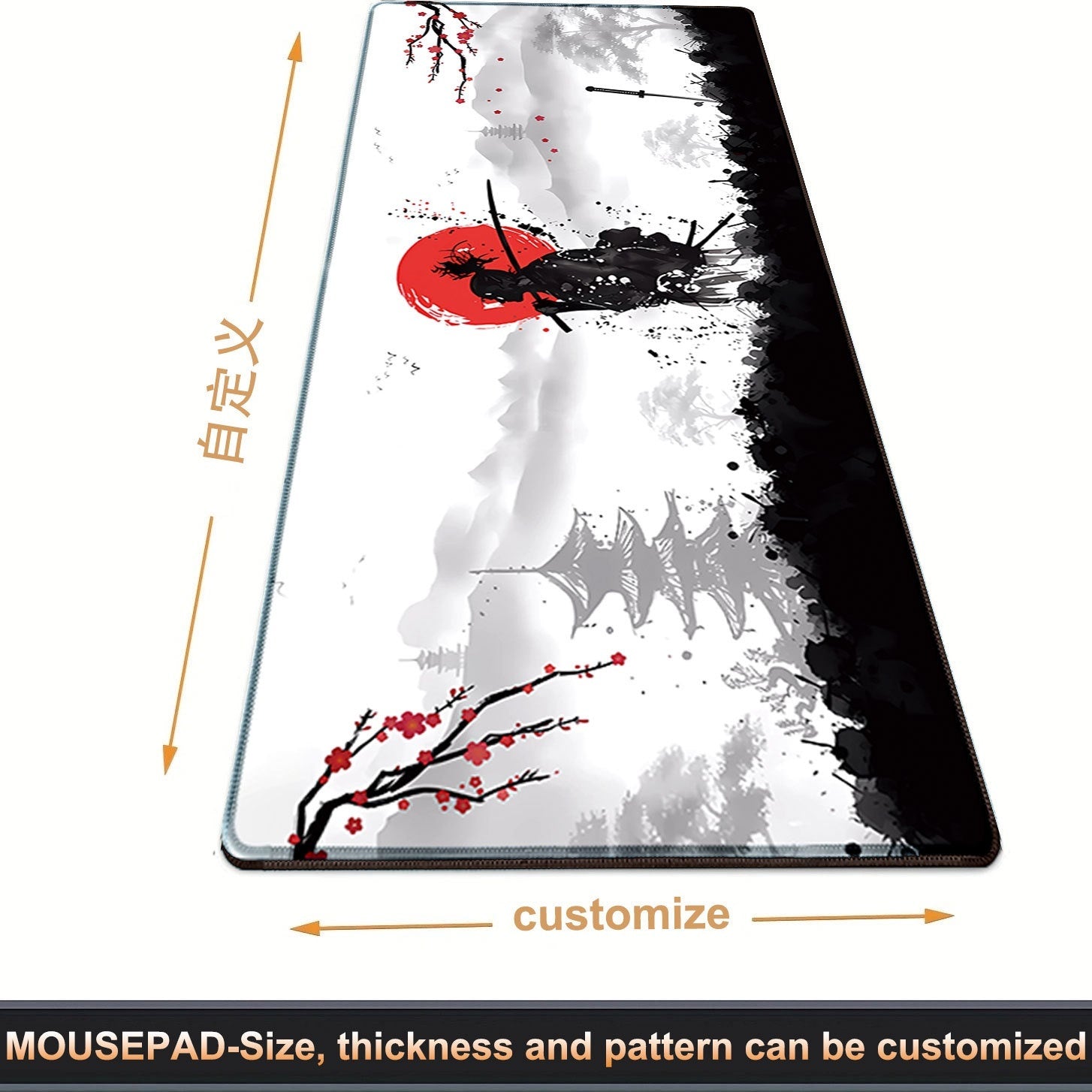 Japanese Samurai Esports Office Game Mouse Pad