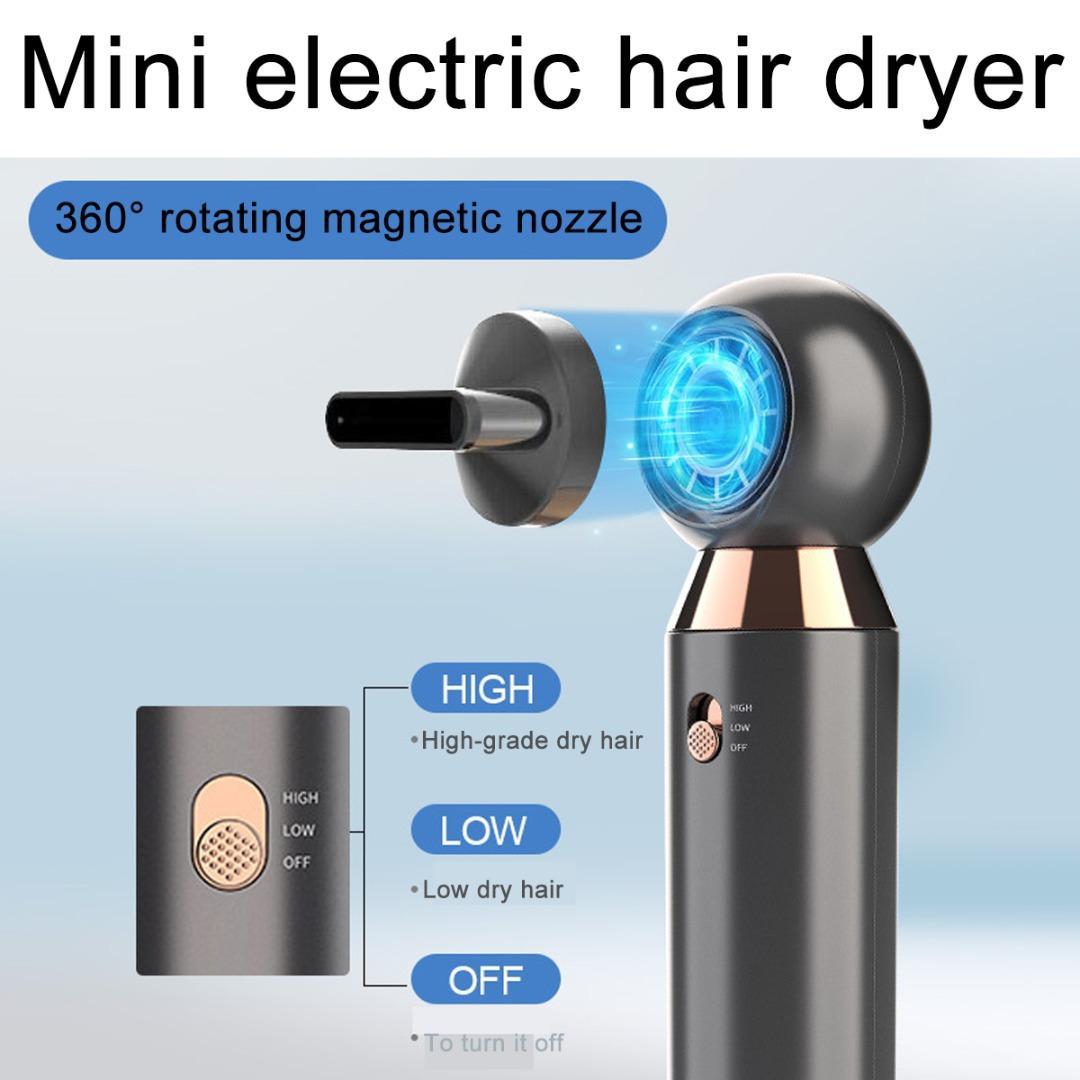 Leafless Hair Dryer 800W – 2-Speed Negative Ion Portable Salon Blower