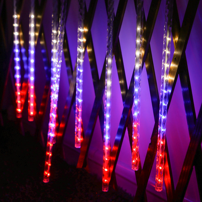 LED Meteor Lights 50cm Outdoor Waterproof Christmas Tree Decorative Lamp Set