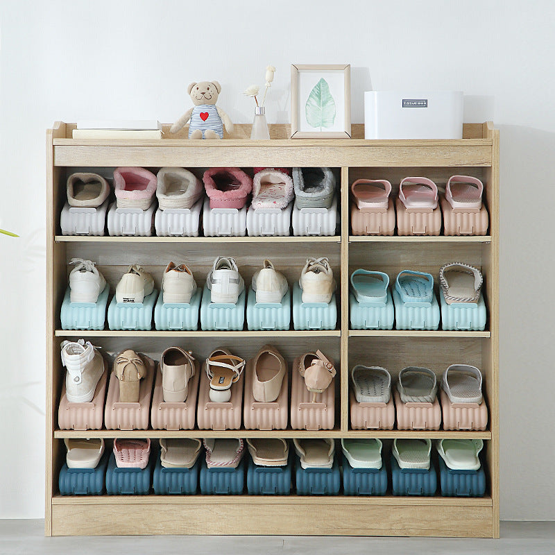 Storage Double Layer Shoe Support Adjustable Home Dormitory Storage
