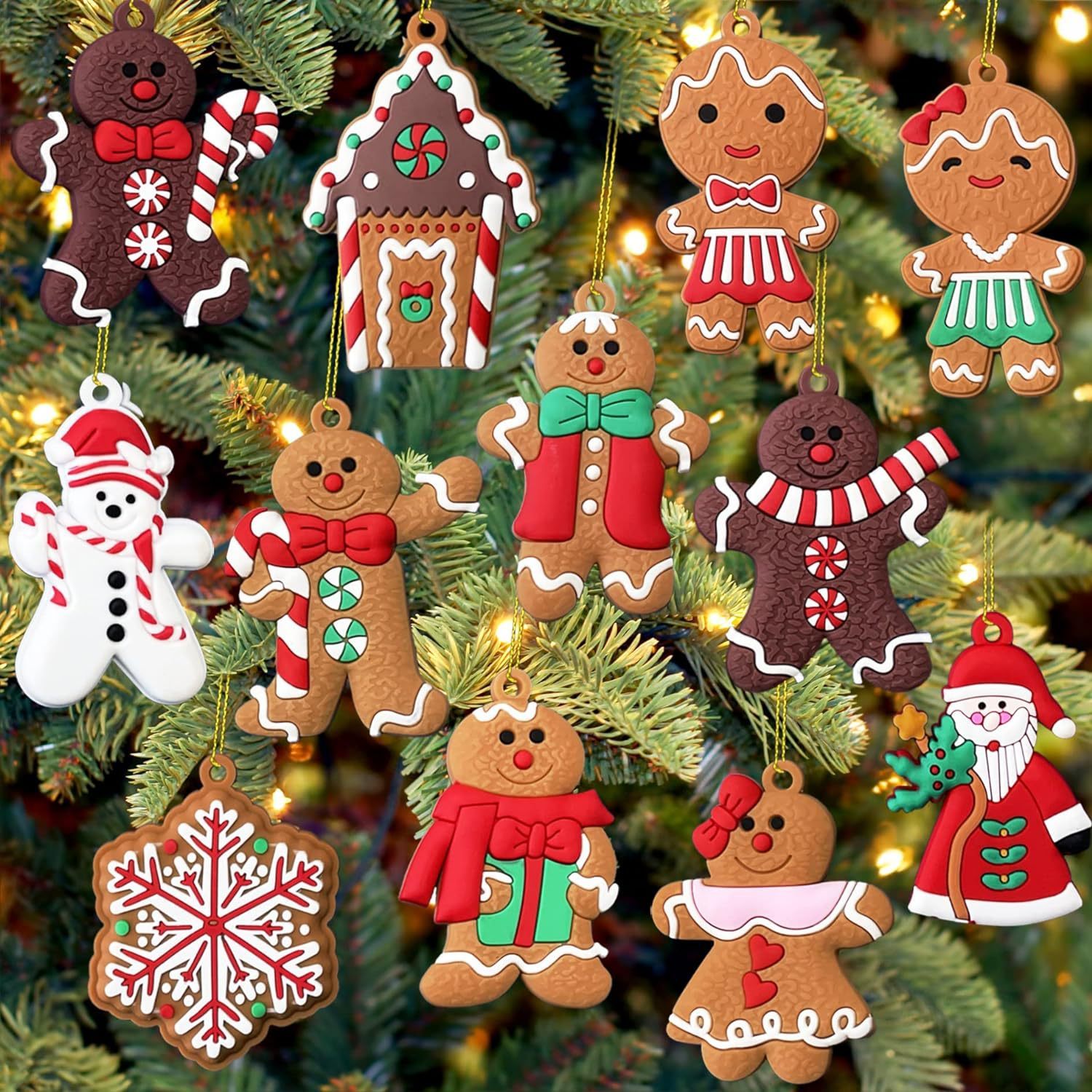 Soft Rubber Christmas Tree Ornament Pendant
