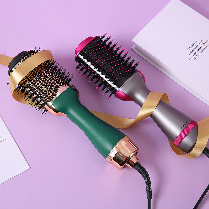 3-in-1 Hot Air Comb Curling Iron – Curling, Straightening & Blow Drying Brush