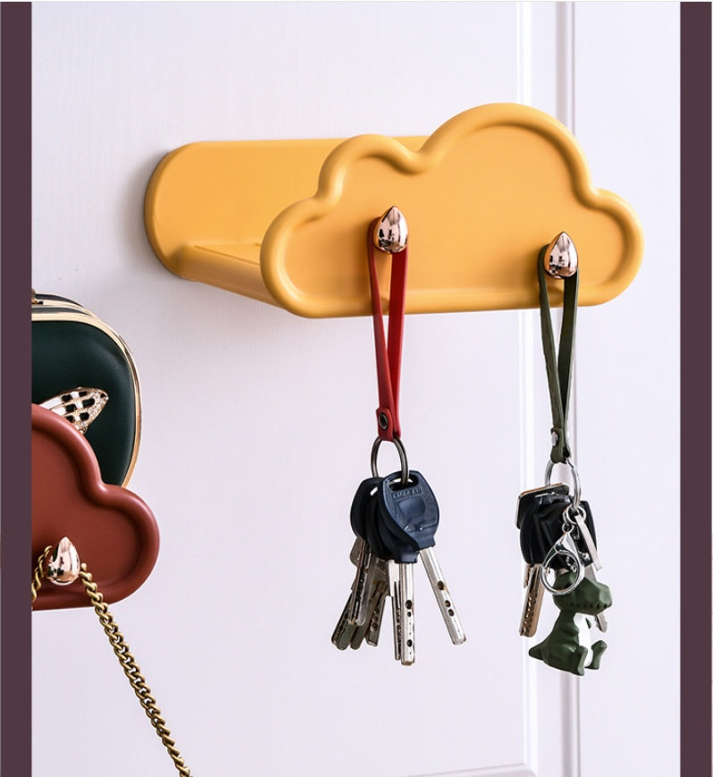 Storage Rack Behind The Door Of Home Closet