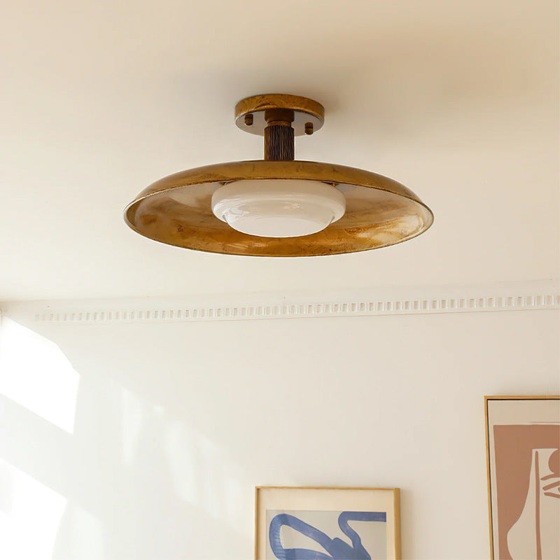 American Retro Entrance Foyer Balcony Ceiling Lamp