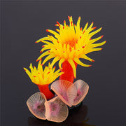 Aquarium Fish Tank Silicone Coral Anemone Plant