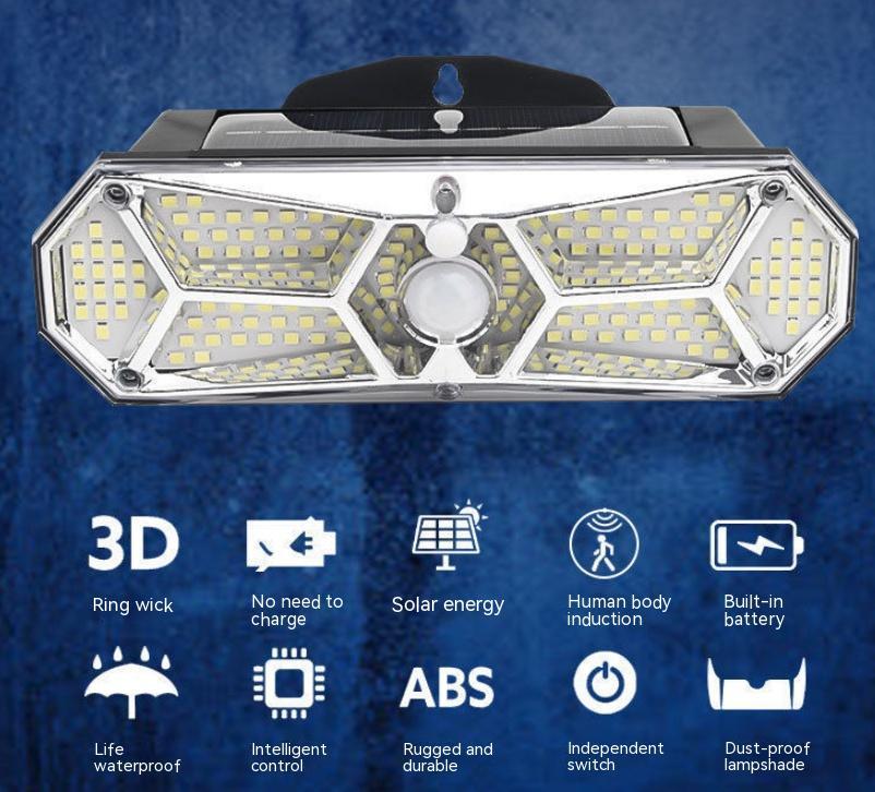 Solar Human Body Induction Lamp Outdoor Waterproof Street