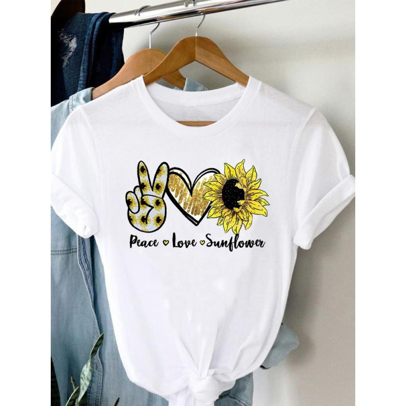 Women's Plus Size Short-sleeved T-shirt