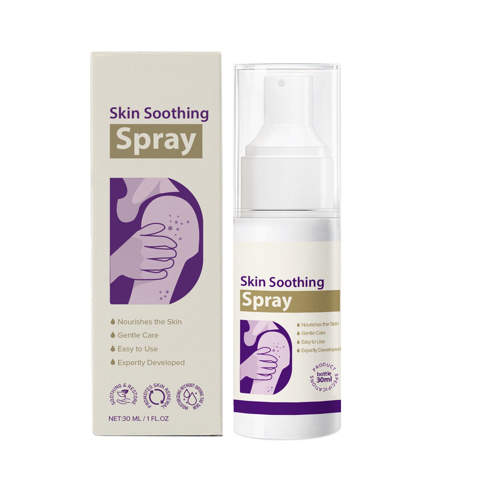 Non-standard Herbal Cool Skin Care Smooth Skin Rejuvenation External Spray