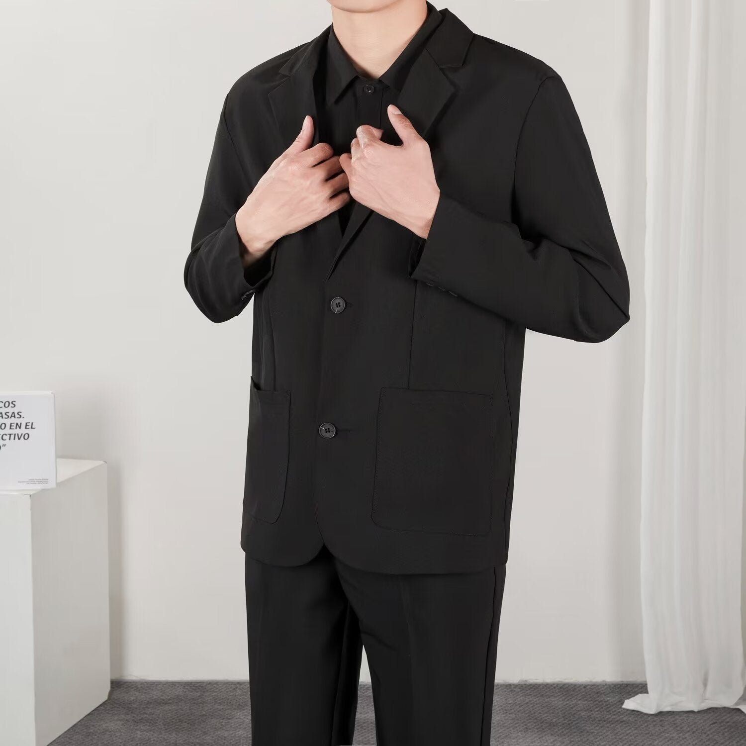 Loose Men's Suit Fashionable Jacket