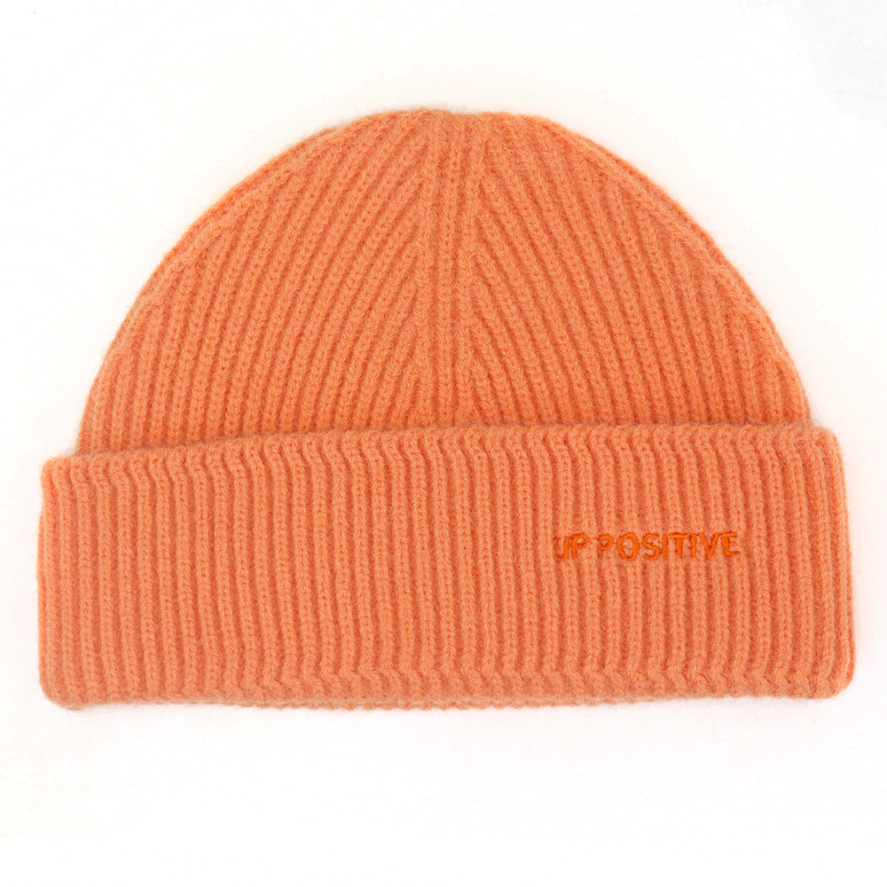 Women's Thick Knitted Woolen Hat To Keep Warm