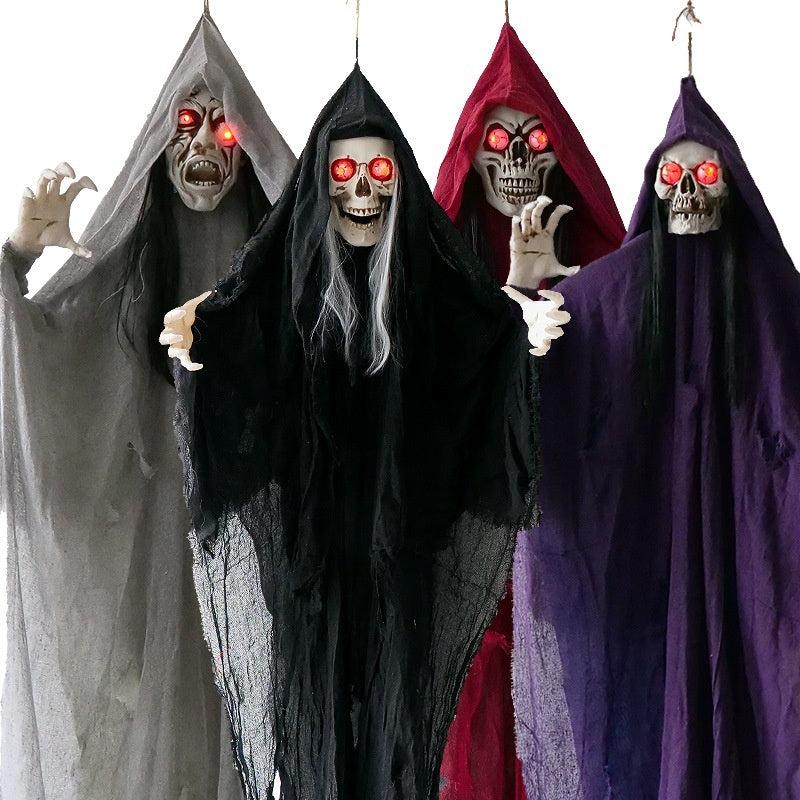 Halloween Hanging Ghost Decoration – Spooky Death Festival Haunted House Prop