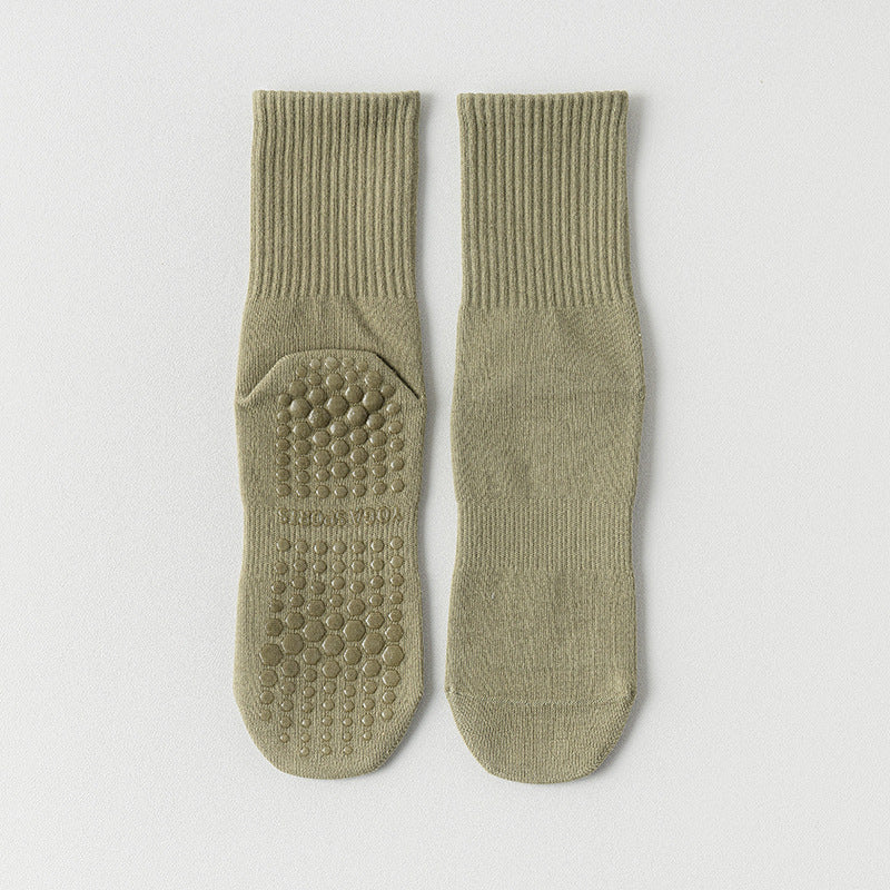 Women’s Non-Slip Yoga Socks Tube Fitness Dance Pilates Sports