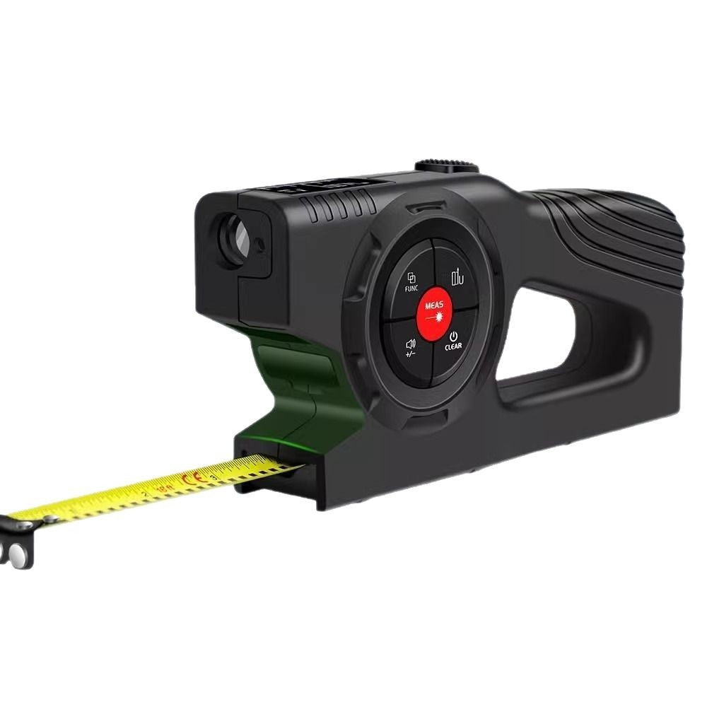 SKTM02 Laser Tape Measure – Digital Display Laser Range Finder, Three-in-One Intelligent Electronic Measuring Scale with Rechargeable Battery
