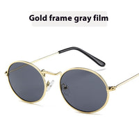 Gold Frame Gray Piece