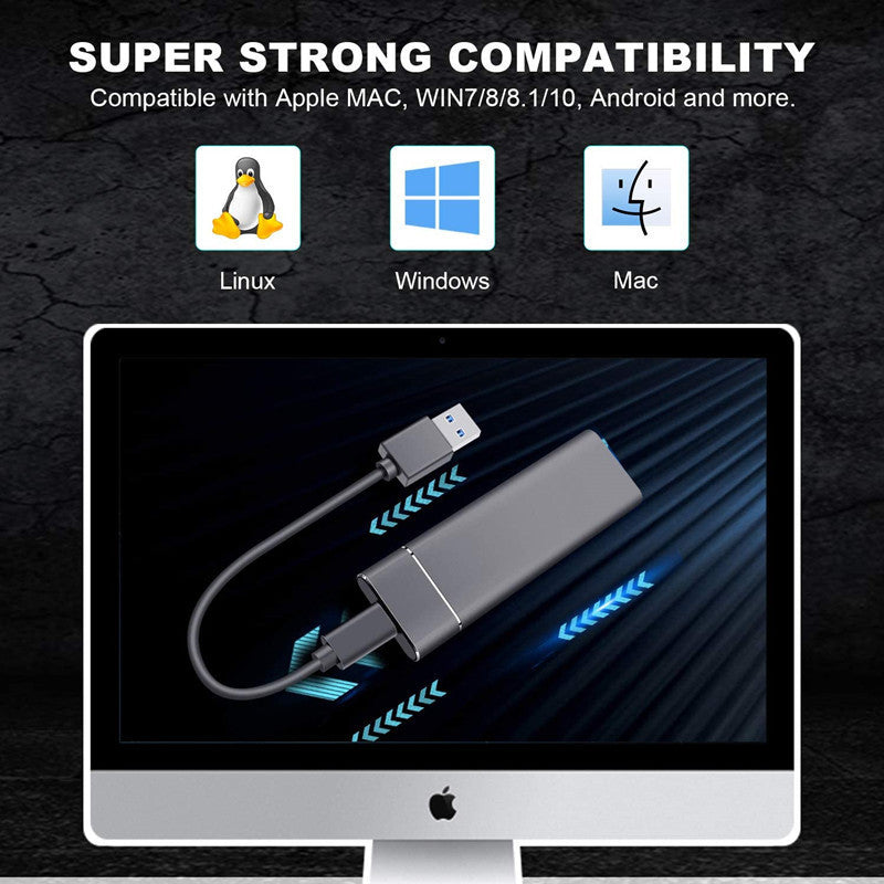 Portable High-Speed SSD – USB-C 10Gbps External Solid State Drive (Up to 1050MB/s, 500GB–2TB)