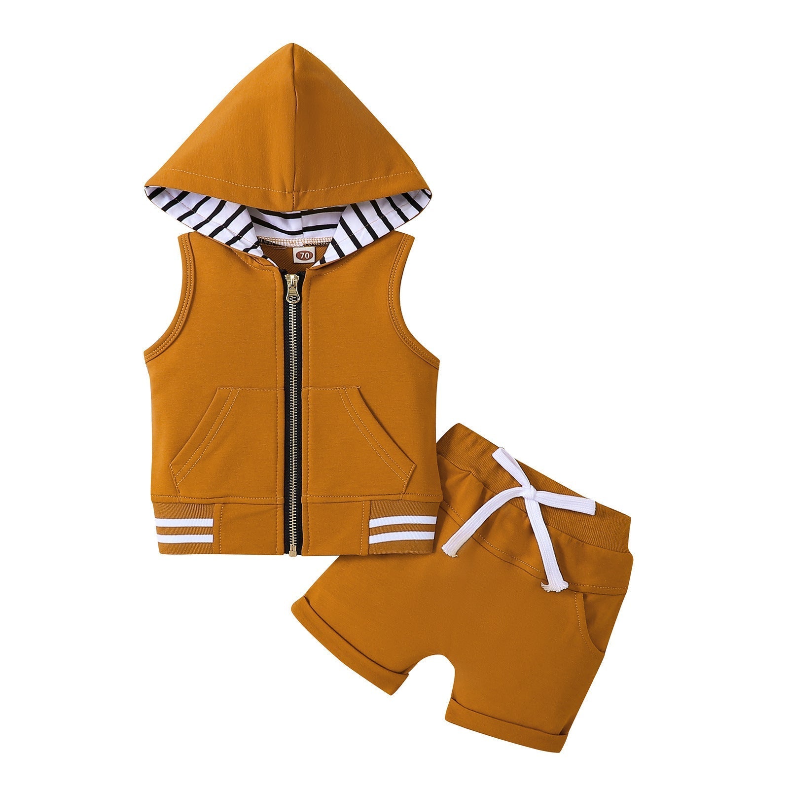 Boys' Cotton Star Print Long Sleeve Two Piece Suit Smart