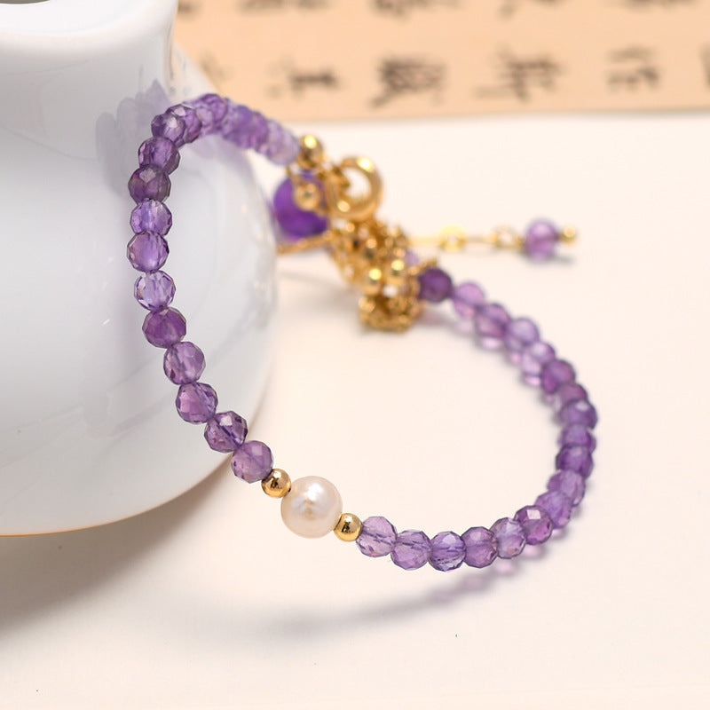 Women's Chinese Style Pearl Crystal Bracelet Regular Fit