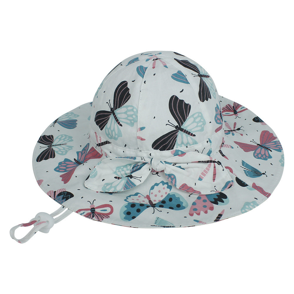 Baby Hat Summer Cotton European And American Floral