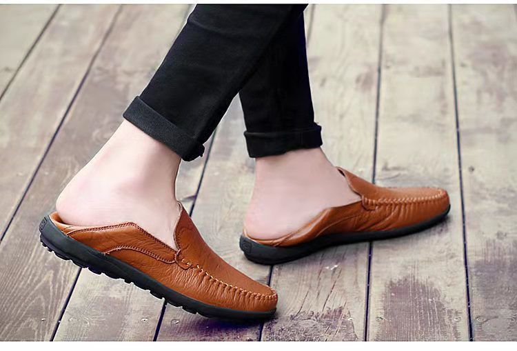 Men's PU Leather Low Cut Business Casual Shoes Breathable