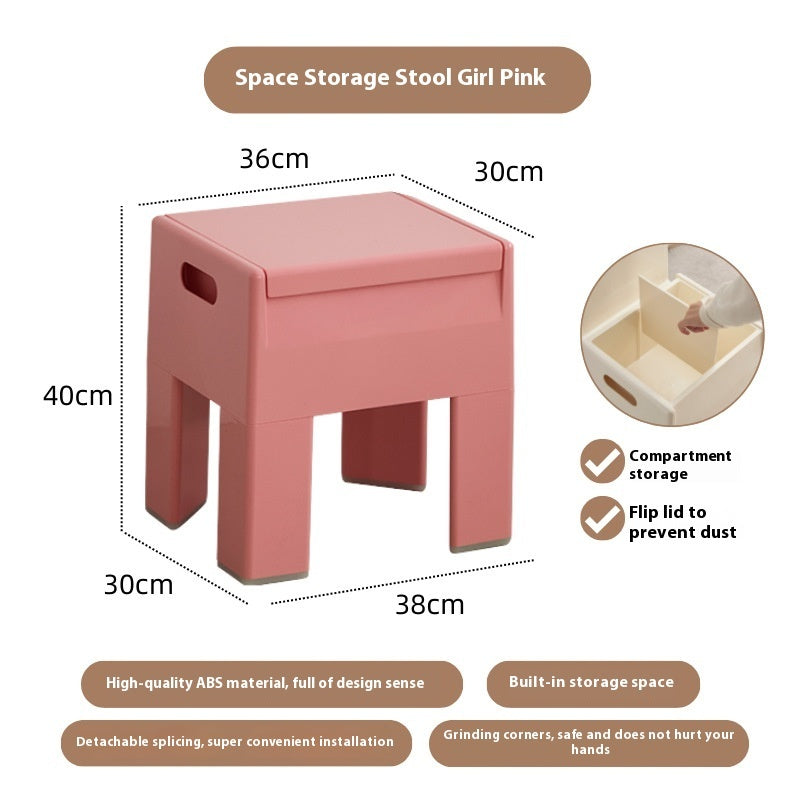 Modern Minimalist Home Entrance Foyer Storage Shoe Changing Stool