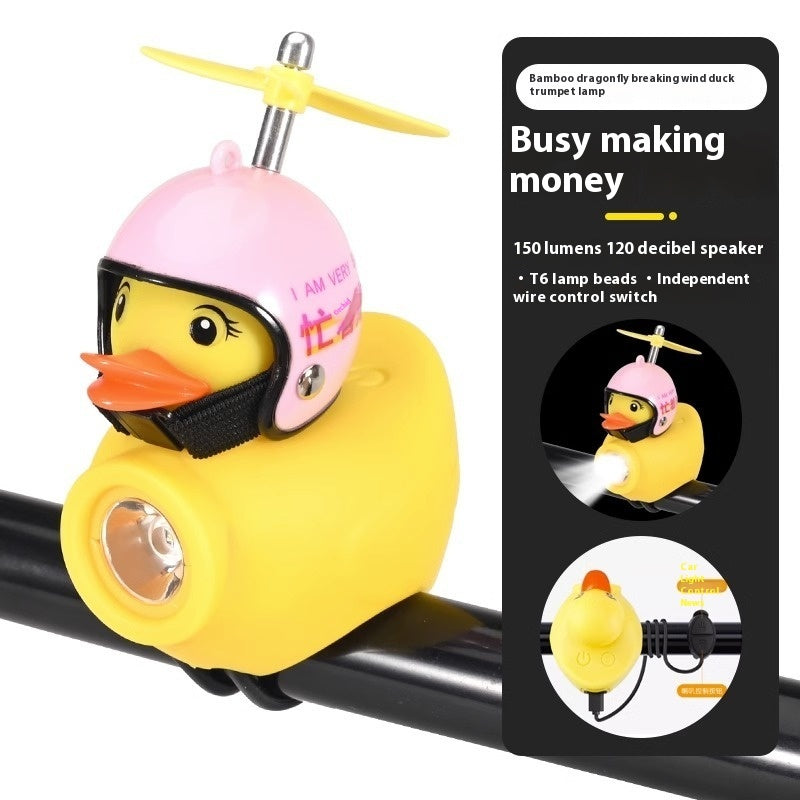 Bicycle Lights Night Riding For Children Broken Wind Duck Horn