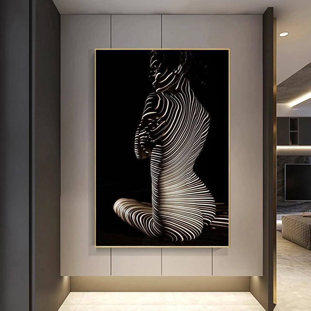 Abstract Line Female Art Home Decoration