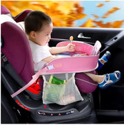 Baby Car Seat Travel Tray Table – Snack & Activity Organizer