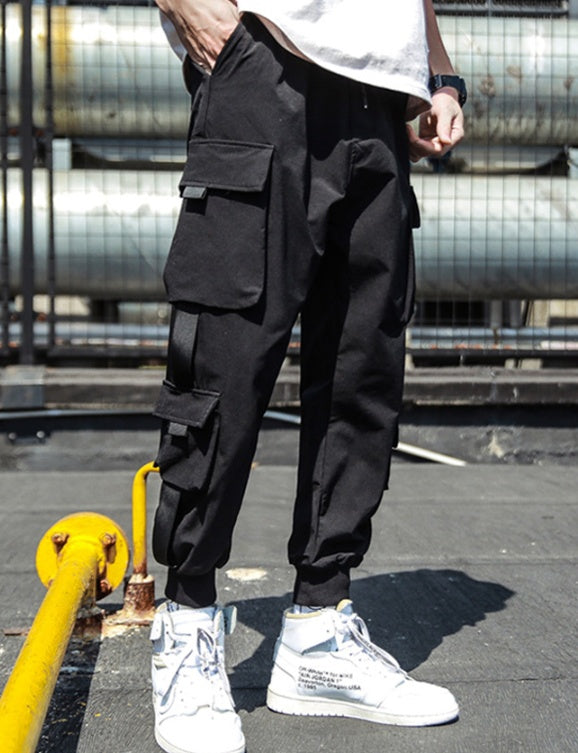 Men’s Casual Workwear Nine-Point Harem Pants – Loose Fit