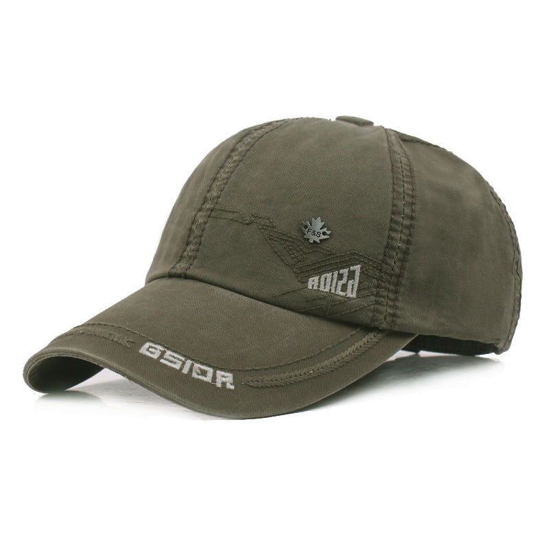 Cotton Baseball Cap – Lightweight Sun Hat for Spring & Autumn