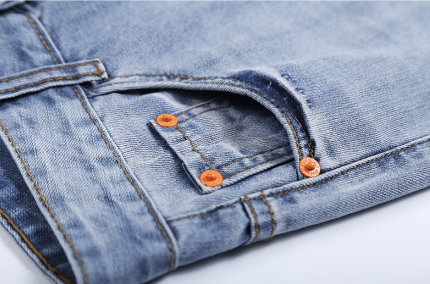 Women’s High-Waist 9/10 Harem Jeans – Ripped, Ankle-Length “Nine-Point”