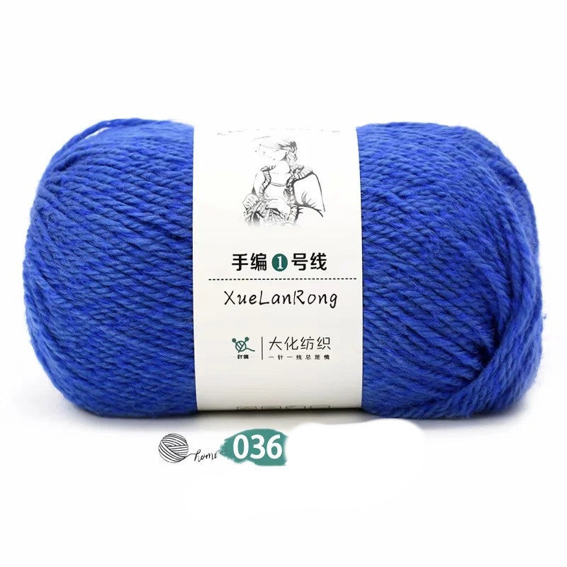 Hand-Knitted Scarf Yarn Ball, 4-Strand Coarse Australian Wool – DIY Knitting, Crochet, and Craft Projects