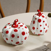 Nordic Polka Dot Pumpkin Ornament