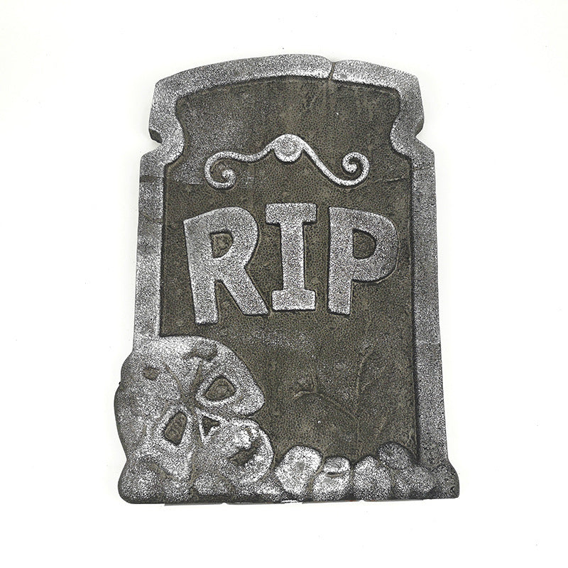 Halloween Bubble Tombstone Decoration – Spooky Ghost Festival Graveyard Prop