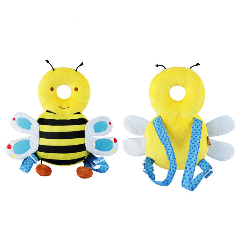 Baby Head Protection Pad – Cute Beetle Design for Crawling & Walking Safety